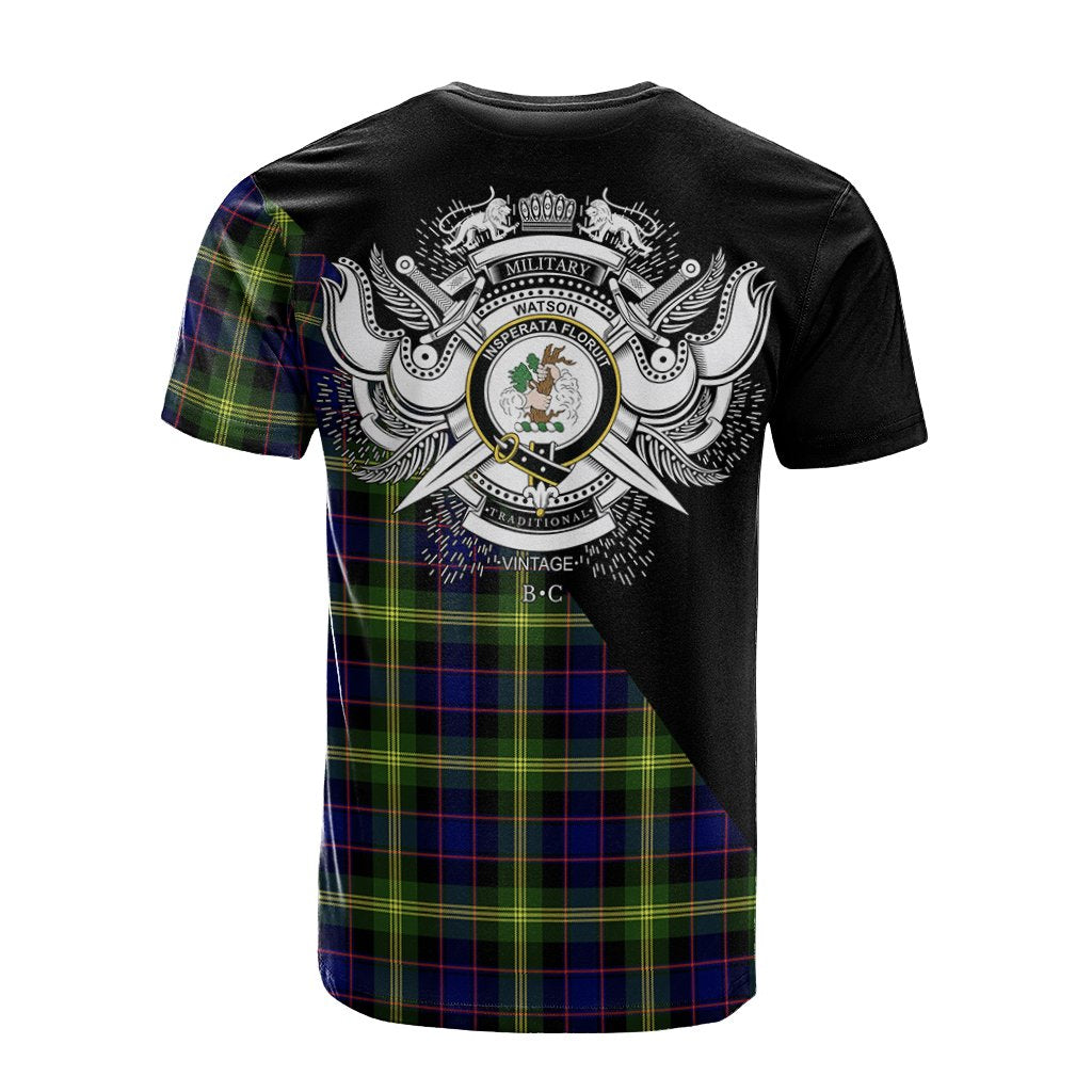 Watson Modern Tartan - Military T-Shirt