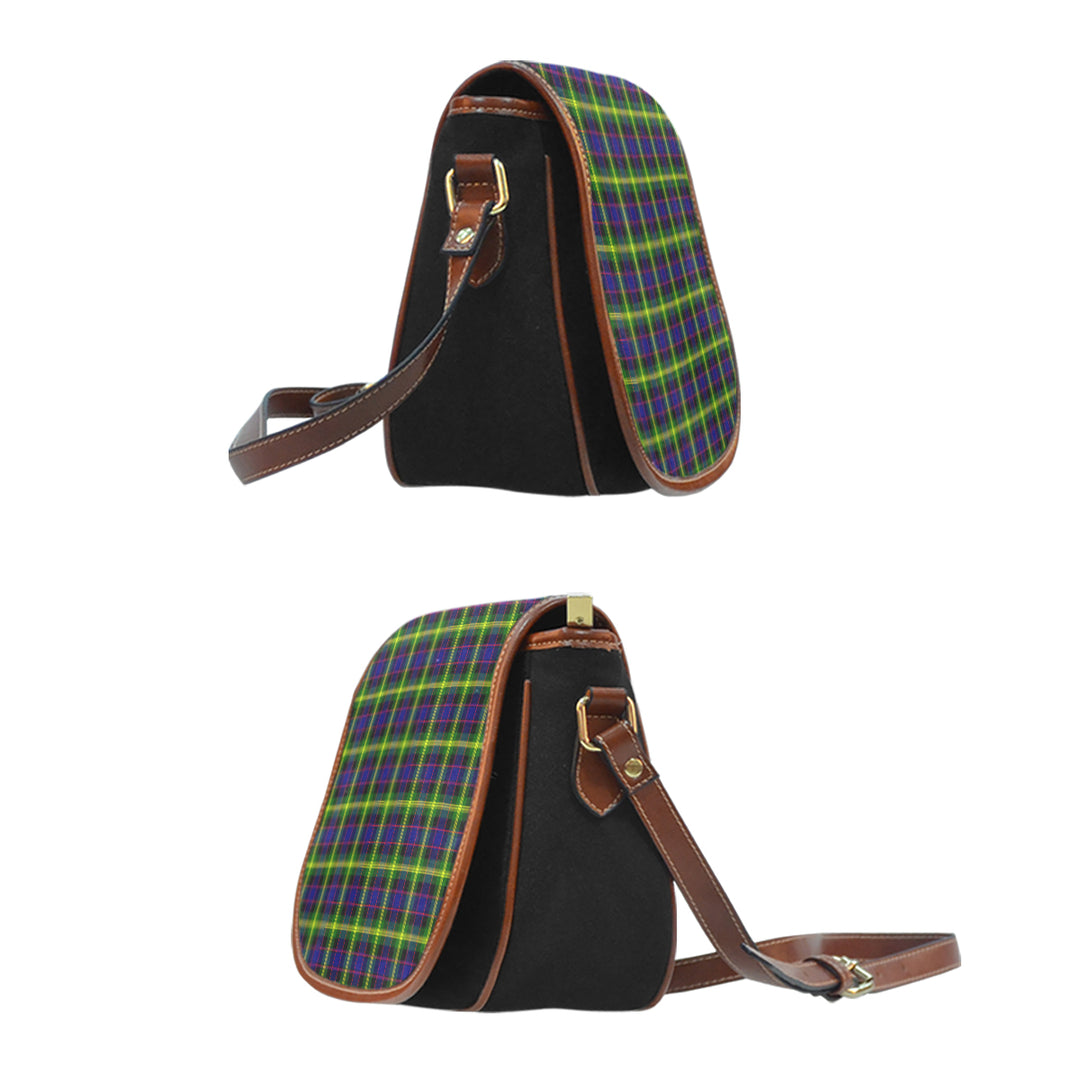 Watson Modern Tartan Saddle Handbags