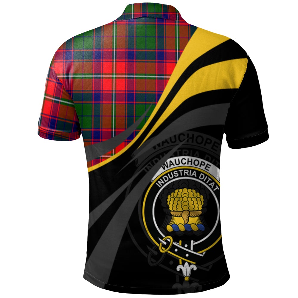 Wauchope Tartan Polo Shirt - Royal Coat Of Arms Style