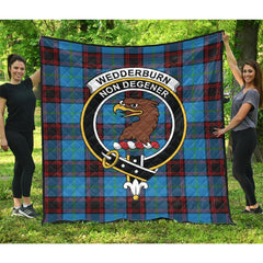 Wedderburn Tartan Crest Quilt