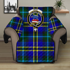 Weir Modern Tartan Crest Sofa Protector