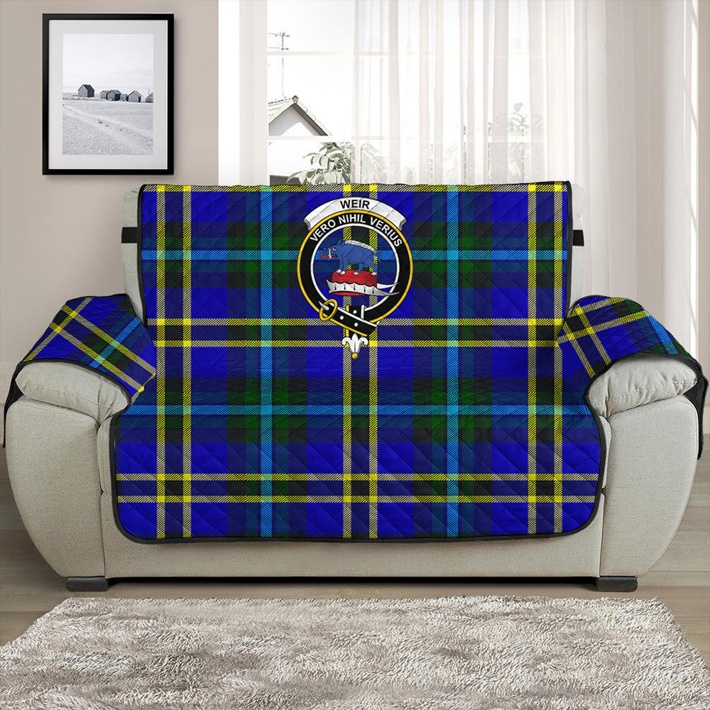 Weir Modern Tartan Crest Sofa Protector