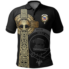 Weir Clan Unisex Polo Shirt - Celtic Tree Of Life