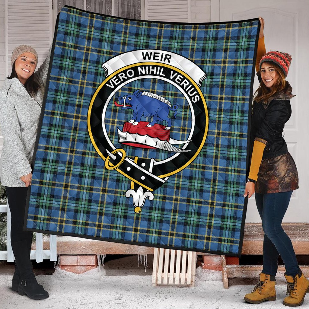 Weir Ancient Tartan Crest Quilt