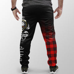 Wemyss Modern Tartan Crest Jogger Sweatpants - Alba Celtic Style