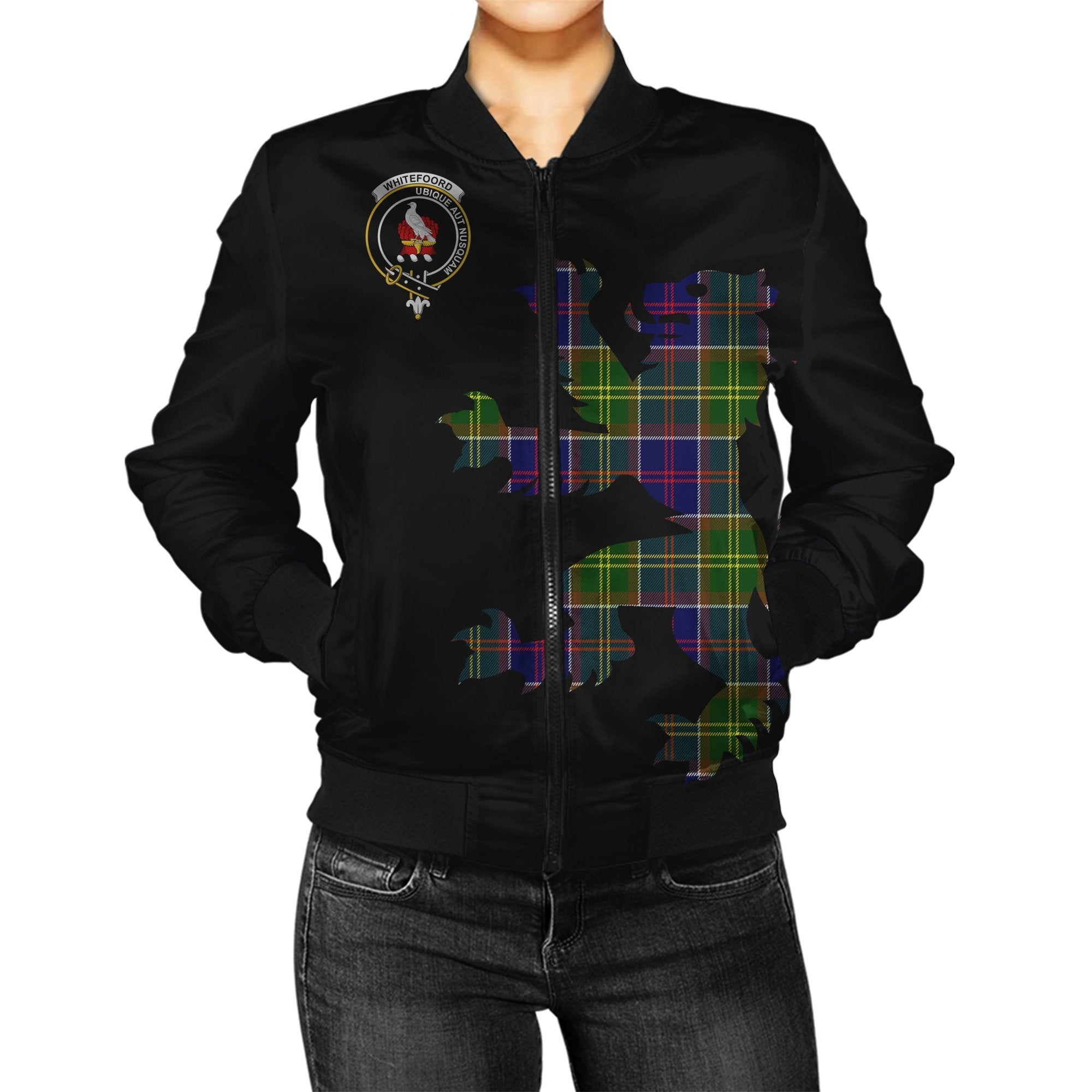 Whitefoord Tartan Bomber Jacket Lion & Thistle