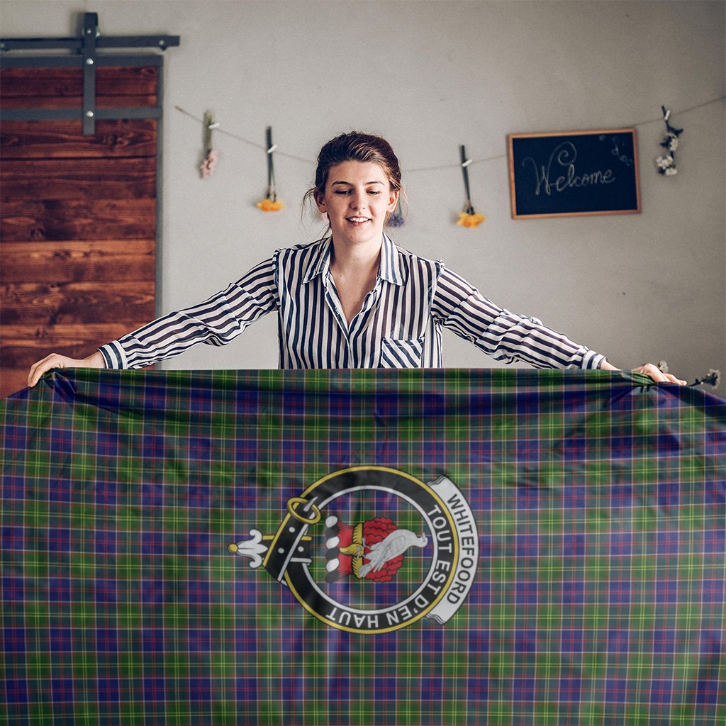 Whiteford Tartan Crest Tablecloth