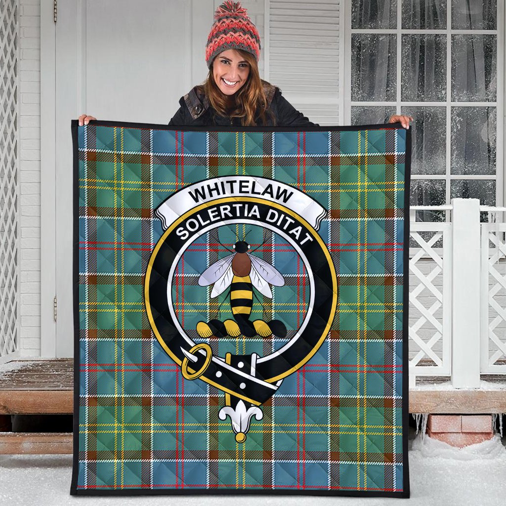 Whitelaw Tartan Crest Quilt