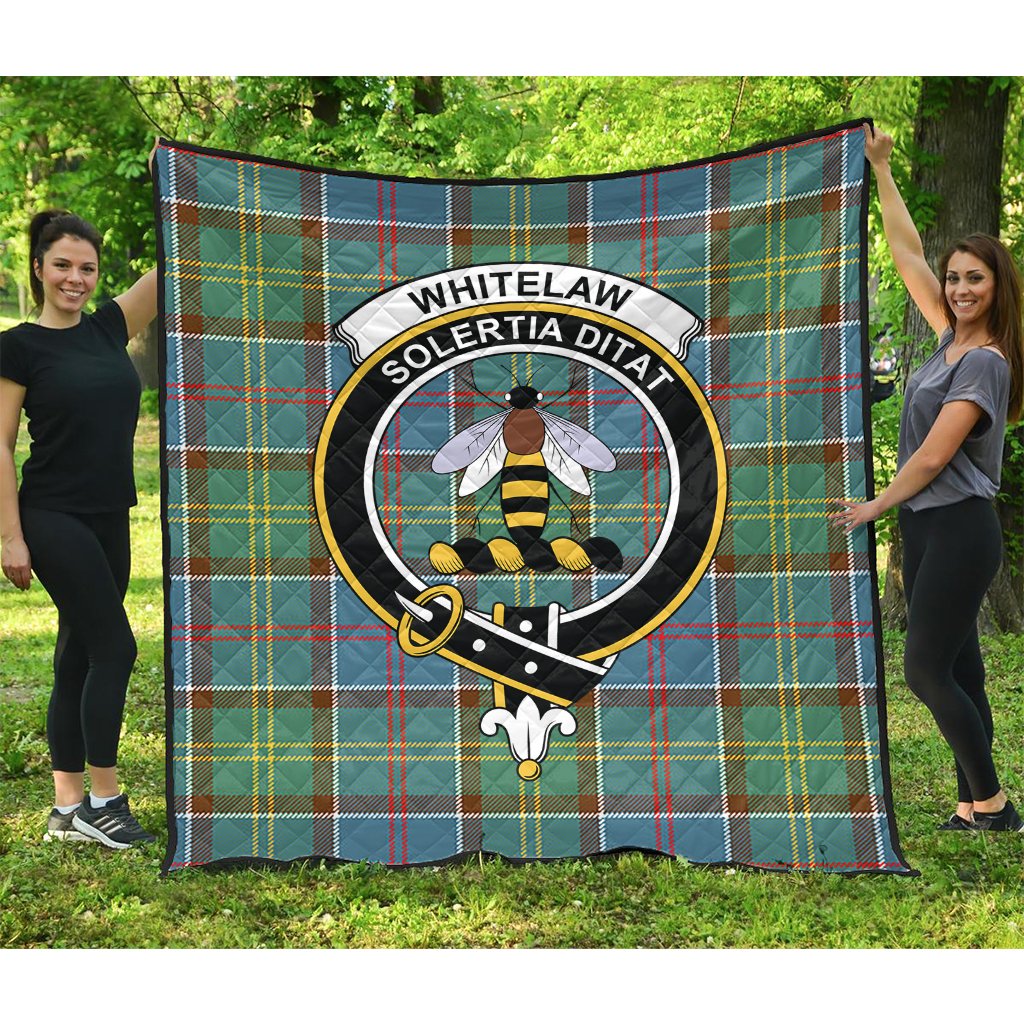 Whitelaw Tartan Crest Quilt