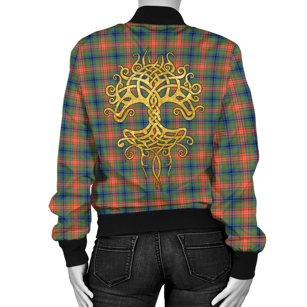 Wilson Ancient Tartan Bomber Jacket - Tree of Life Style