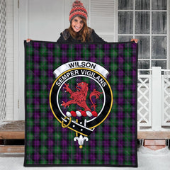 Wilson Tartan Crest Quilt