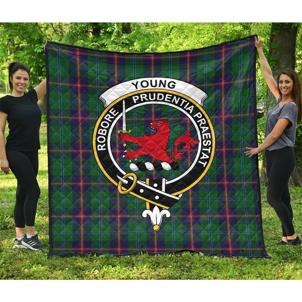 Young Tartan Crest Quilt