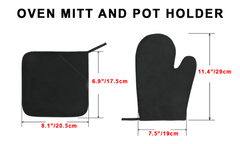 Gunn Modern Tartan Crest Oven Mitt And Pot Holder (2 Oven Mitts + 1 Pot Holder)