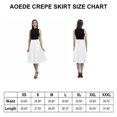 Brown Modern Tartan Aoede Crepe Skirt