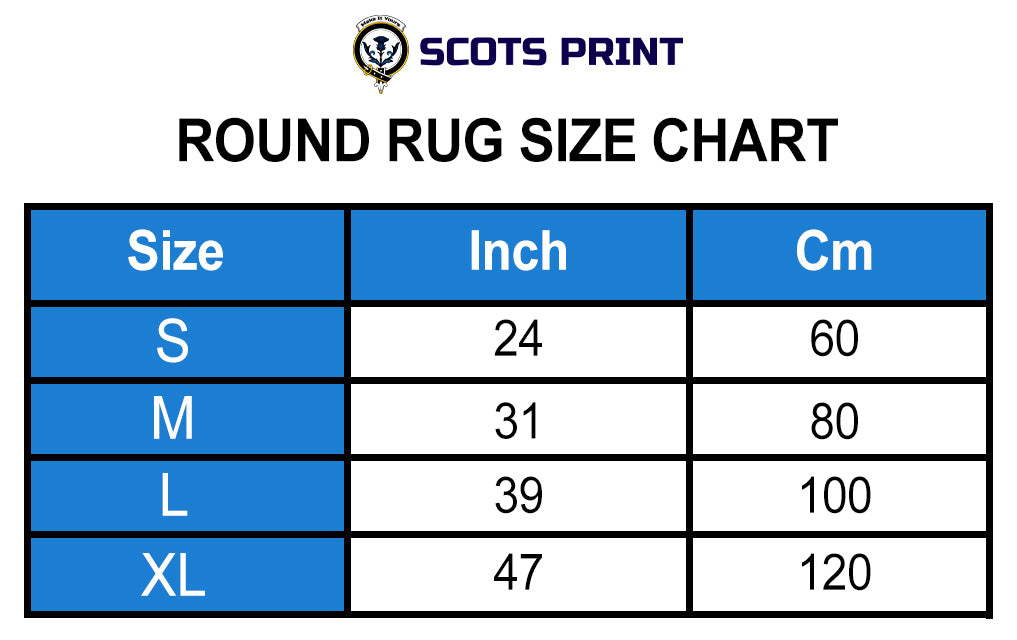 Baxter Tartan Crest Round Rug