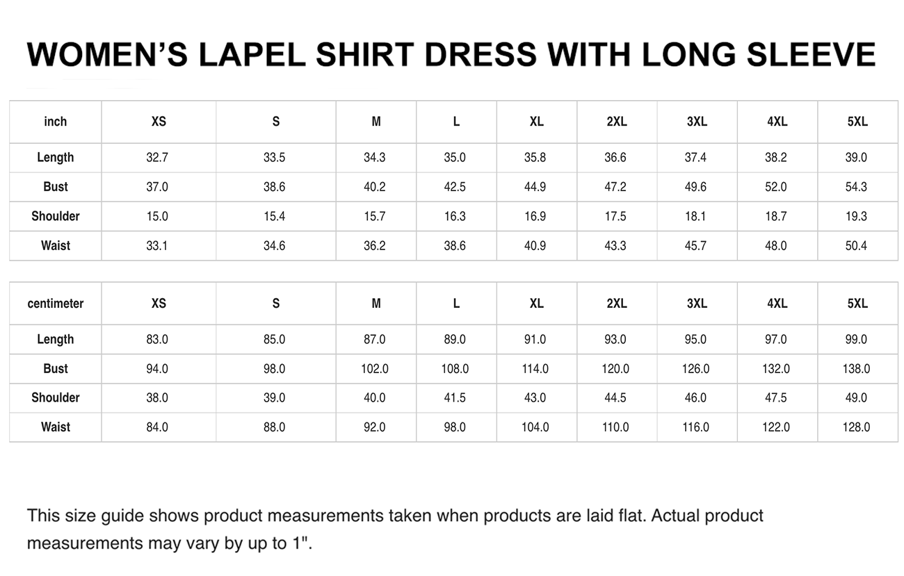 Colville Tartan Women's Lapel Shirt Dress With Long Sleeve