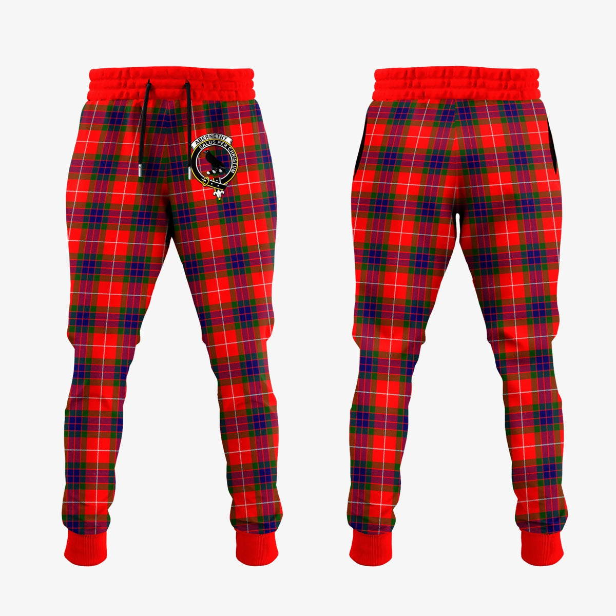 Abernethy Tartan Crest Jogger Sweatpants