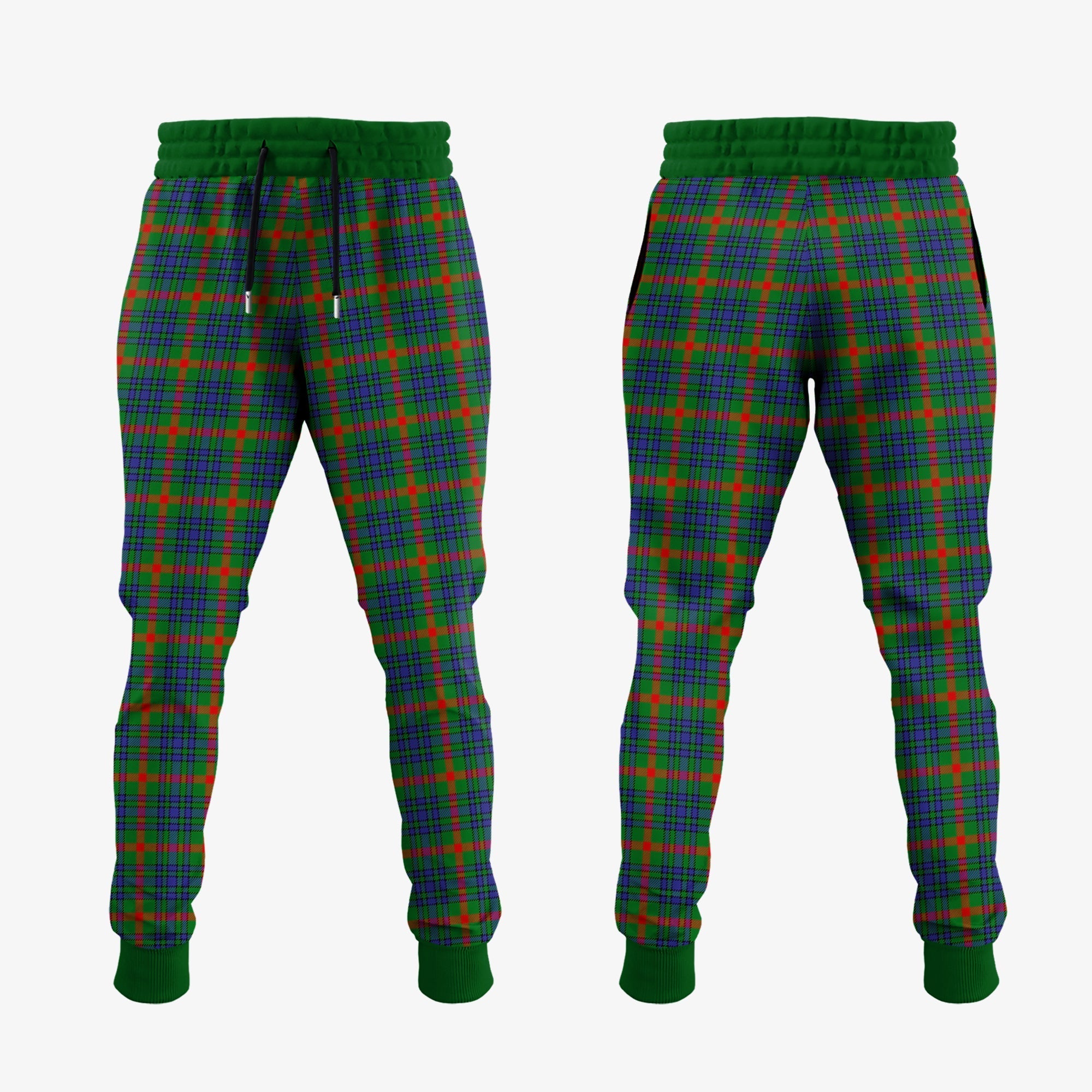 Aiton Tartan Crest Jogger Sweatpants