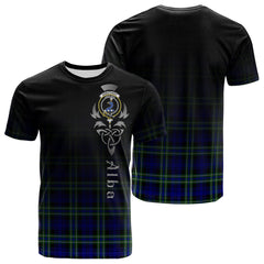 Arbuthnot Modern Tartan Crest T-shirt - Alba Celtic Style