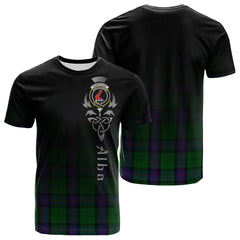 Armstrong Tartan Crest T-shirt - Alba Celtic Style