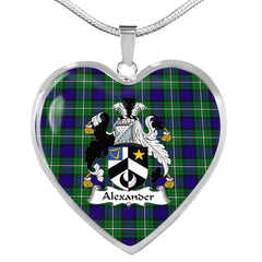 Alexander Tartan Crest Necklace