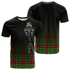 Baxter Modern Tartan Crest T-shirt - Alba Celtic Style