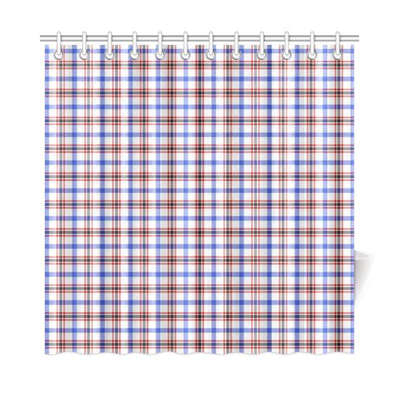 Boswell Modern Tartan Shower Curtain