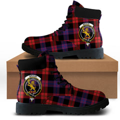 Broun Modern Tartan All Season Boots