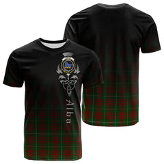 Bruce Hunting Tartan Crest T-shirt - Alba Celtic Style