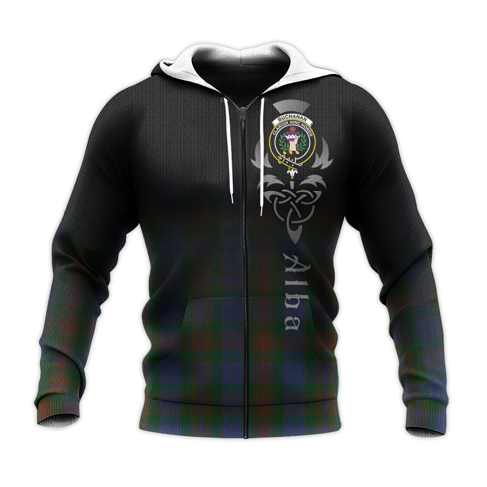 Buchanan Hunting Tartan Hoodie - Alba Celtic Style