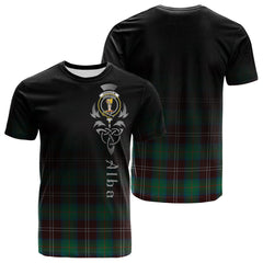 Chisholm Hunting Ancient Tartan Crest T-shirt - Alba Celtic Style