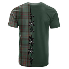 Cochrane Hunting Tartan T-shirt - Lion Rampant And Celtic Thistle Style