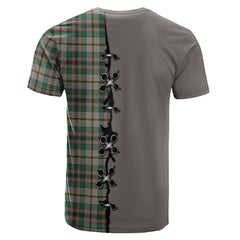 Craig Ancient Tartan T-shirt - Lion Rampant And Celtic Thistle Style