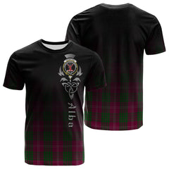 Crawford Tartan Crest T-shirt - Alba Celtic Style