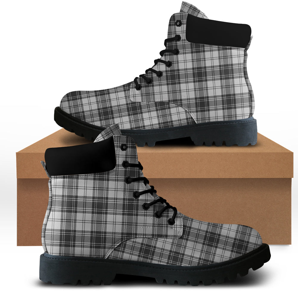 Douglas Grey Modern Tartan All Season Boots