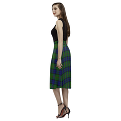 Dundas Modern Tartan Aoede Crepe Skirt