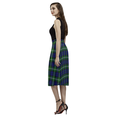 Forbes Modern Tartan Aoede Crepe Skirt
