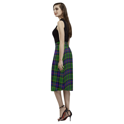 Forsyth Modern Tartan Aoede Crepe Skirt