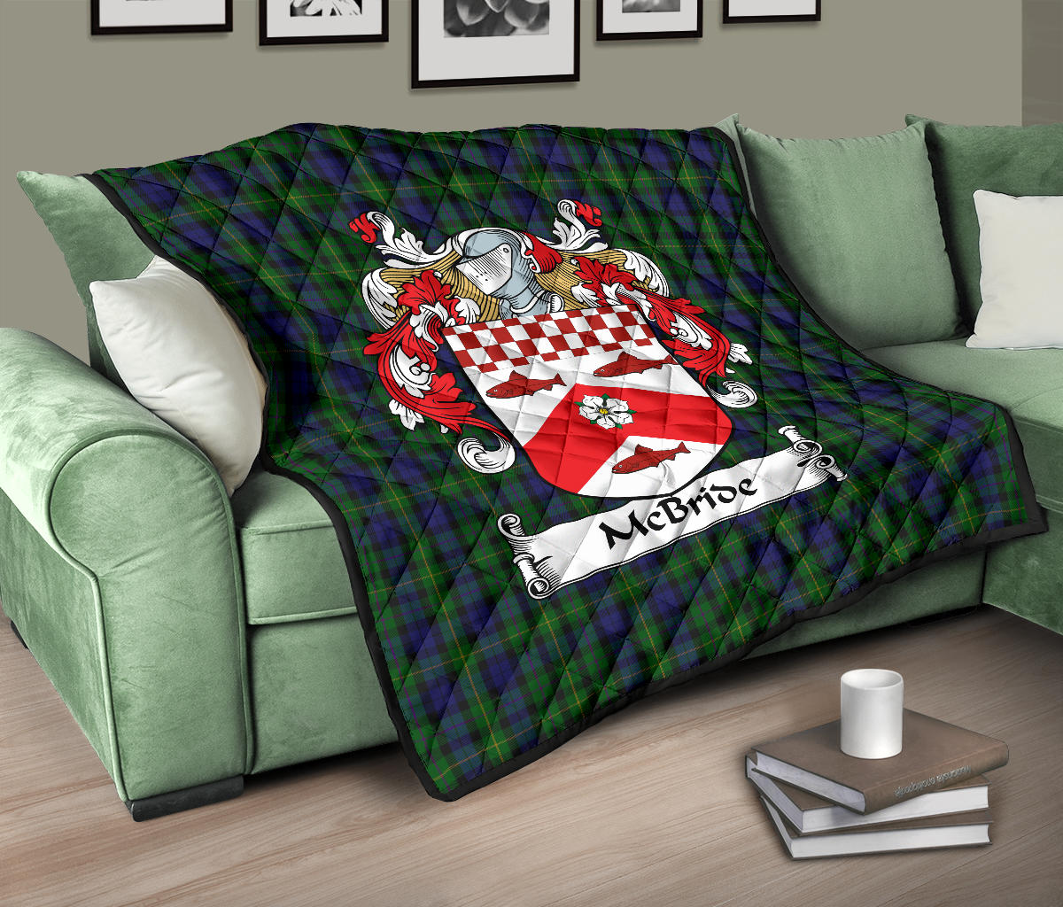 McBride Tartan Crest Quilt - SP