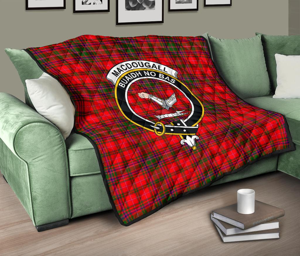 Macdougall Family Modern Tartan Quilt