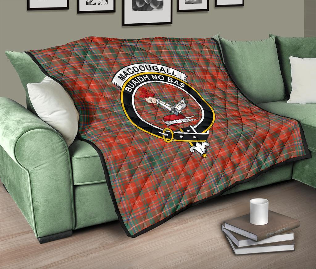 Macdougall Family Modern Tartan Quilt