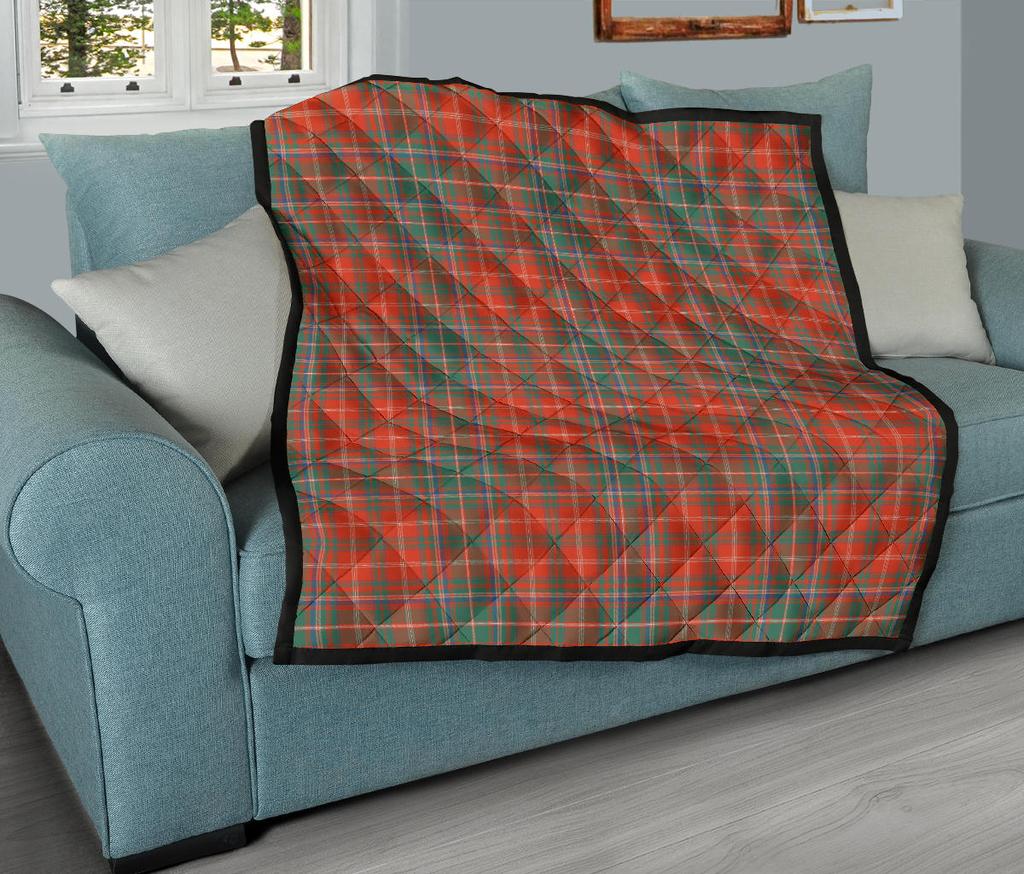 Macdougall Family Ancient Tartan Quilt