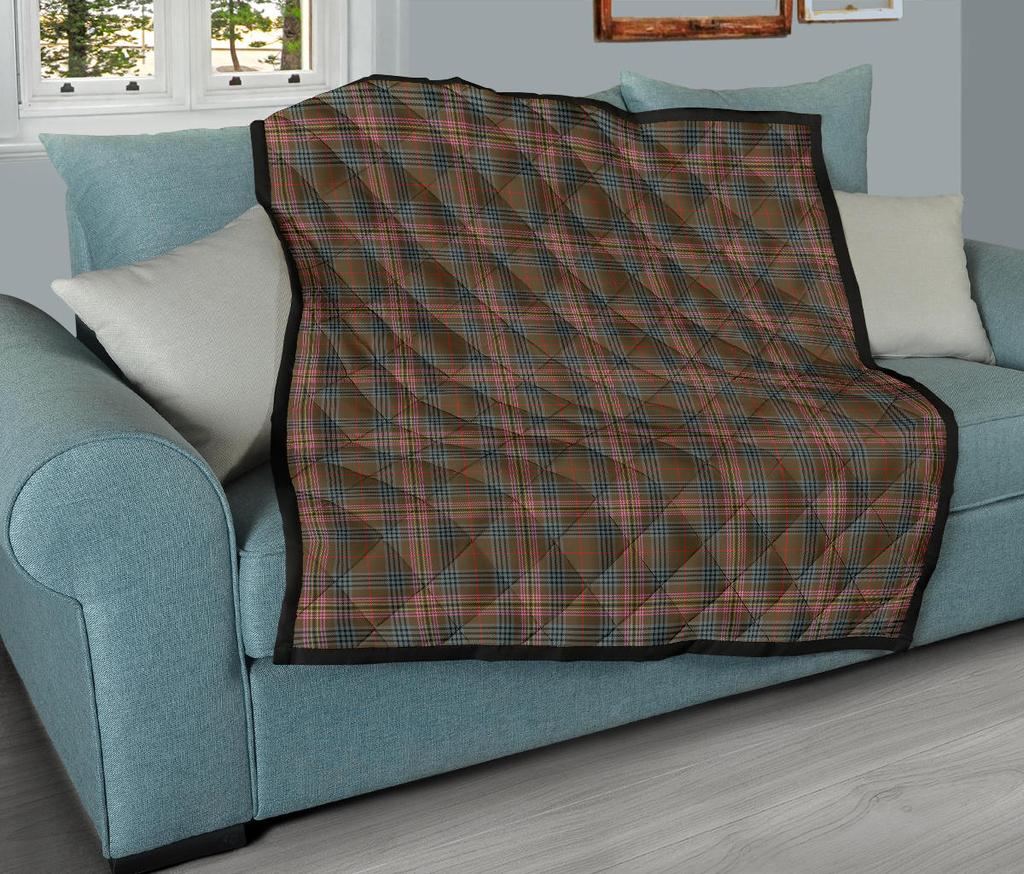 Kennedy Weathered Tartan Quilt