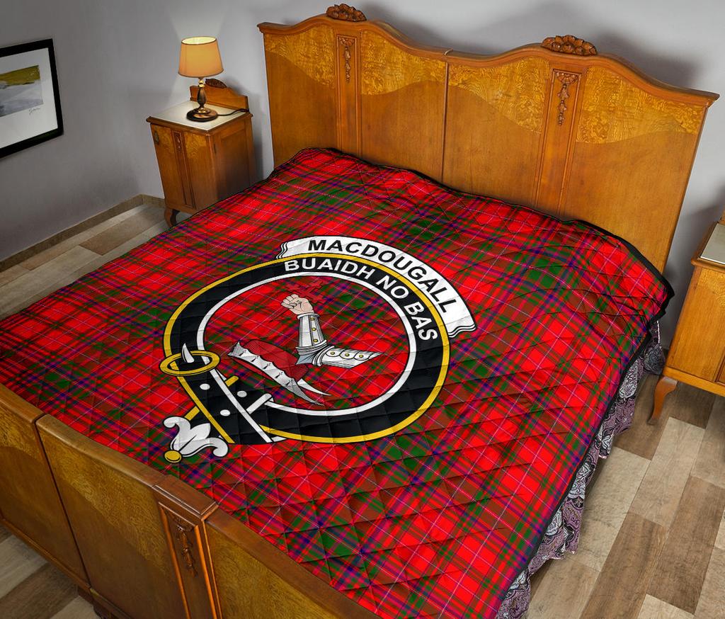 Macdougall Family Modern Tartan Quilt