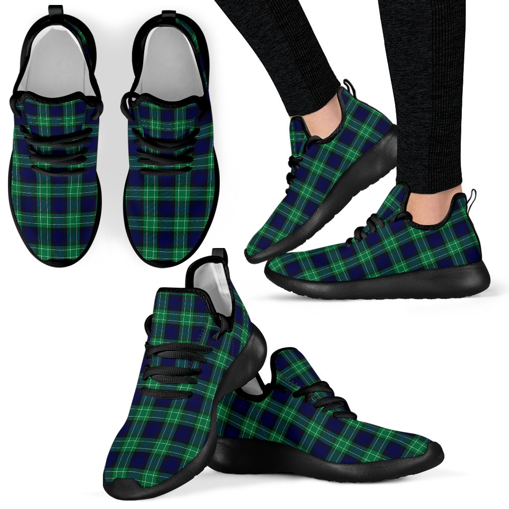 Abercrombie Family Tartan Mesh Knit Sneakers