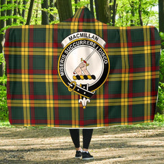 MacMillan Family Tartan Crest Hooded Blanket