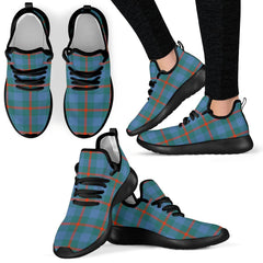 Agnew Ancient Family Tartan Mesh Knit Sneakers