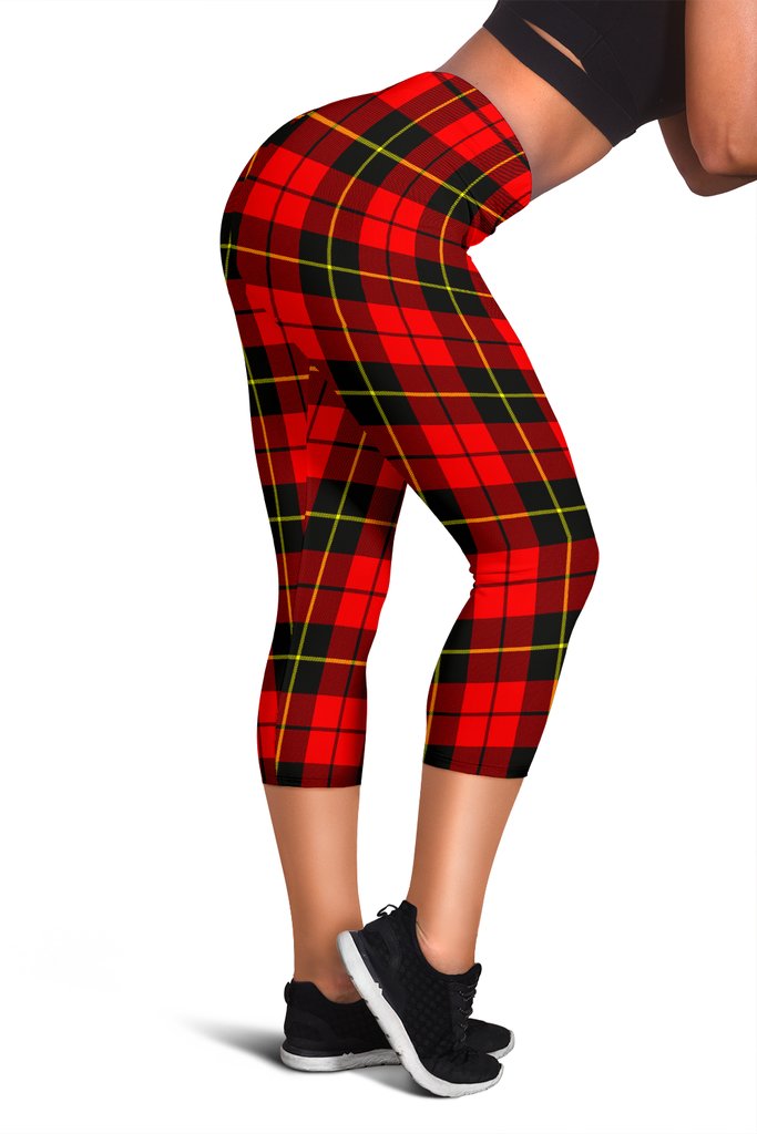 Wallace Hunting - Red Tartan Capris Leggings