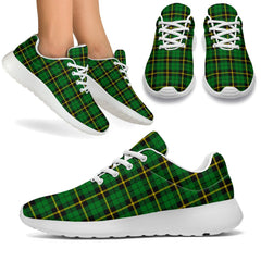 Wallace Hunting - Green Tartan Sporty Sneakers