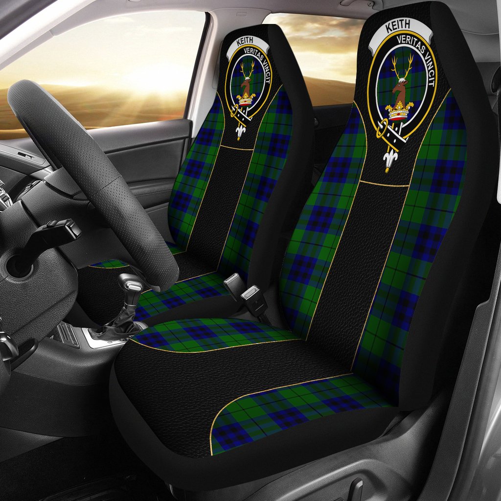 Keith Tartan Crest Car Seat Cover